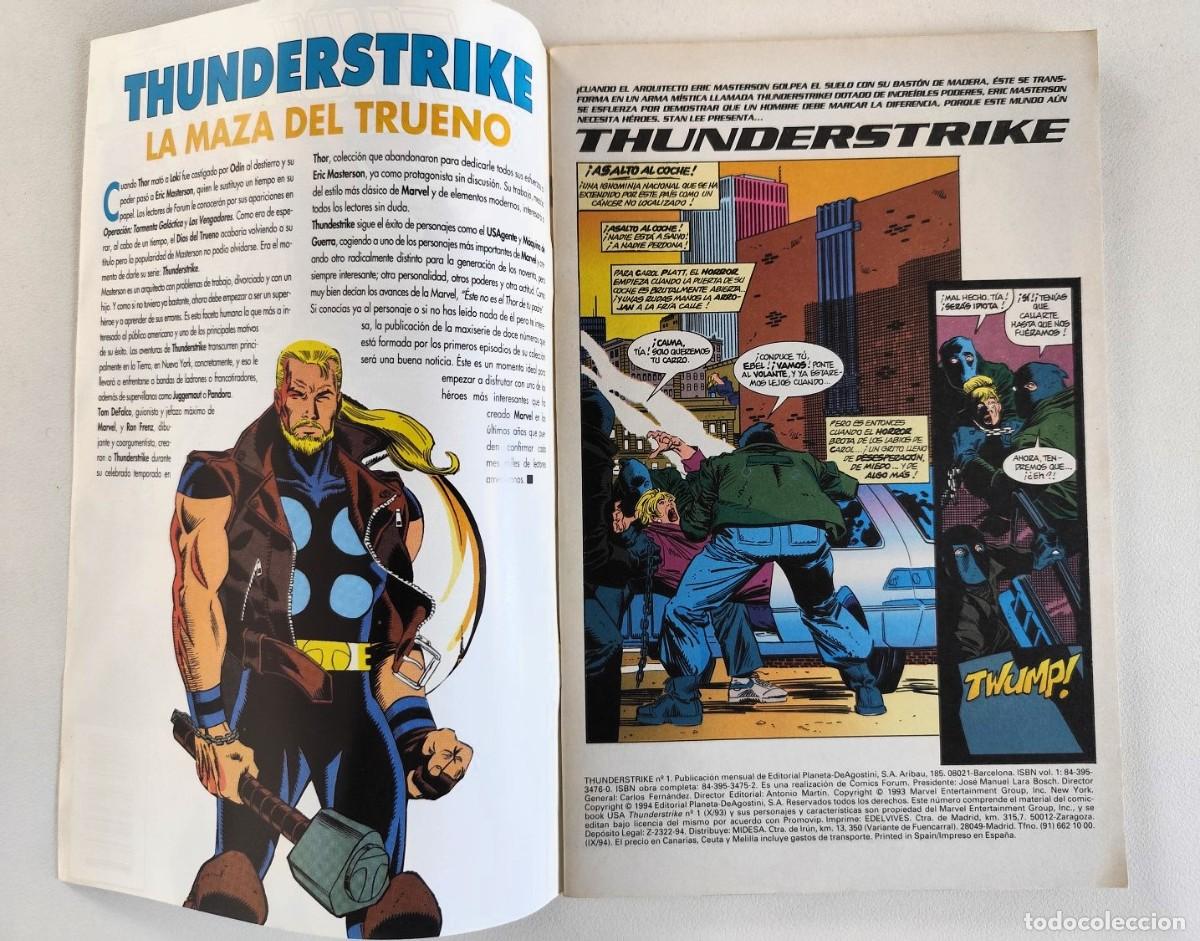 C&oacute;mics: THUNDERSTRIKE # 1-7 (Tom DeFalco, Ron Frenz ) ~ MARVEL/FORUM (1994) - Foto 3