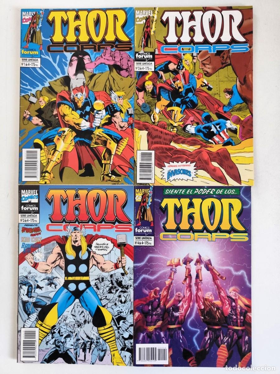 C&oacute;mics: THOR CORPS # 1-4 (Tom DeFalco, Patrick Olliffe) COMPLETA 4 N&ordm;s ~ MARVEL/FORUM (1994)