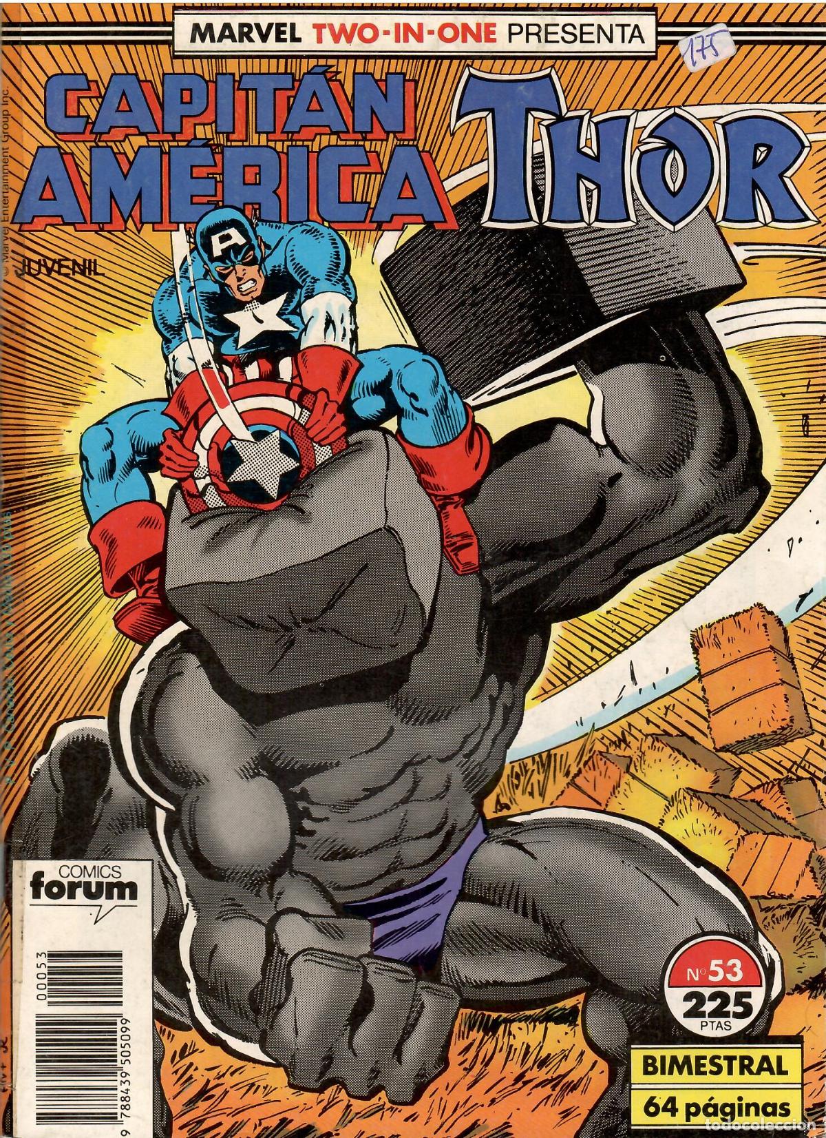C&oacute;mics: Comic Marvel Teo-in-one: Capitan America Thor, n&ordm; 53 - Comics Forum