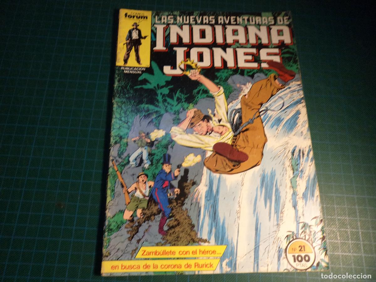 C&oacute;mics: Las nuevas aventuras de Indiana Jones. N&ordm; 21. Forum. (Ref. 20-B)