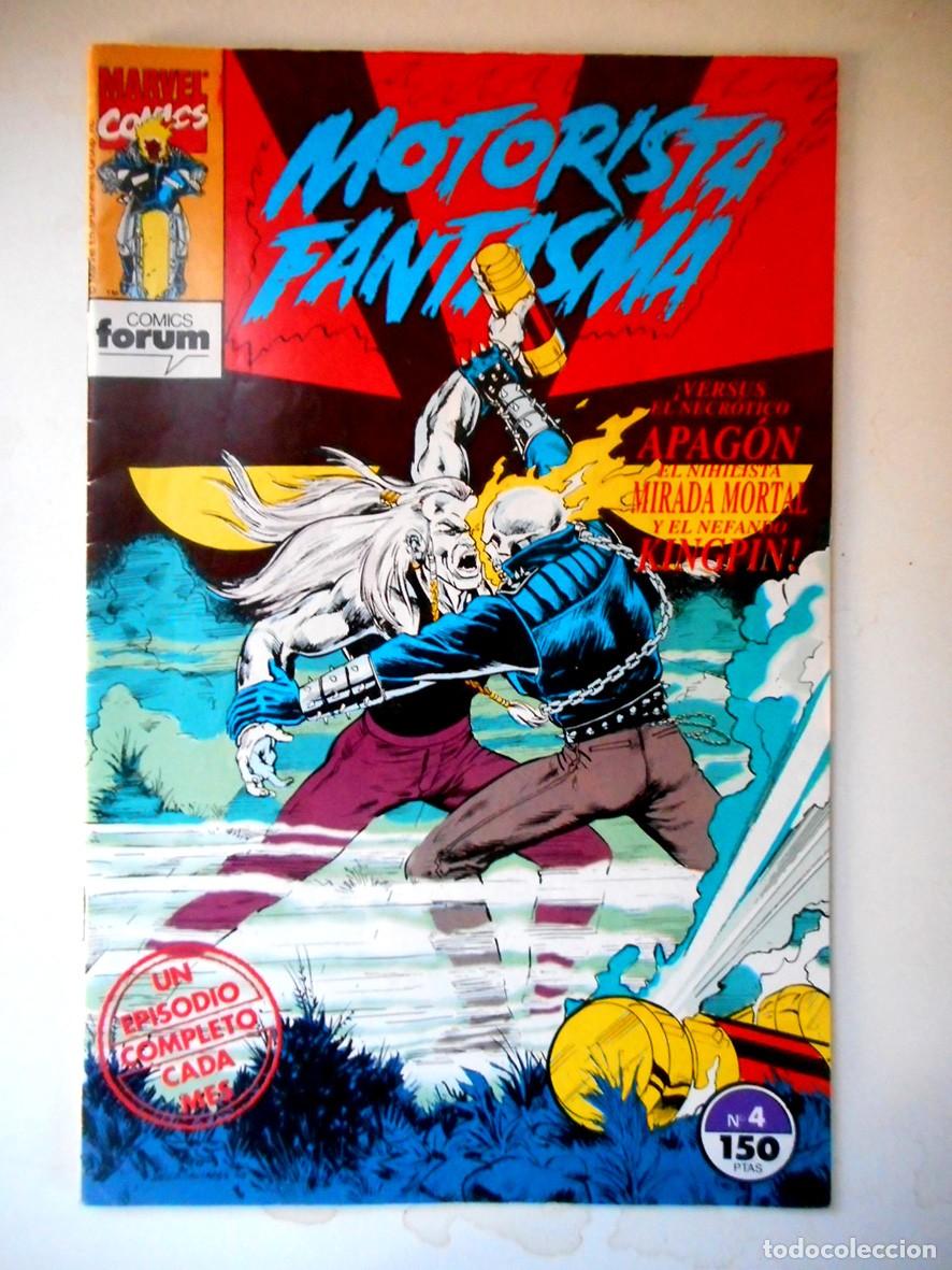 C&oacute;mics: MOTORISTA FANTASMA N&ordm;4 MIRADA MORTAL (FORUM-JULIO 1991) HOWARD MACKIE - JAVIER SALTARES