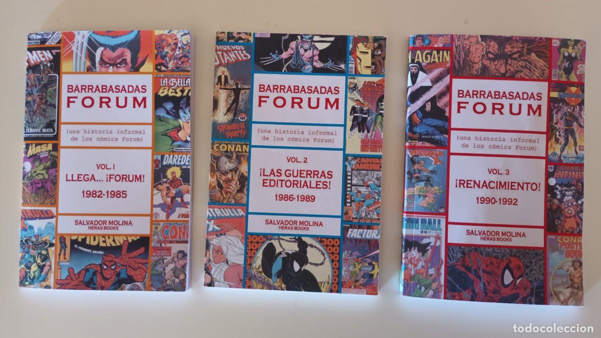 Comics: Barrabasadas Forum. Historia de los comics Forum cubriendo su primera d&eacute;cada de existencia. 3 tomos