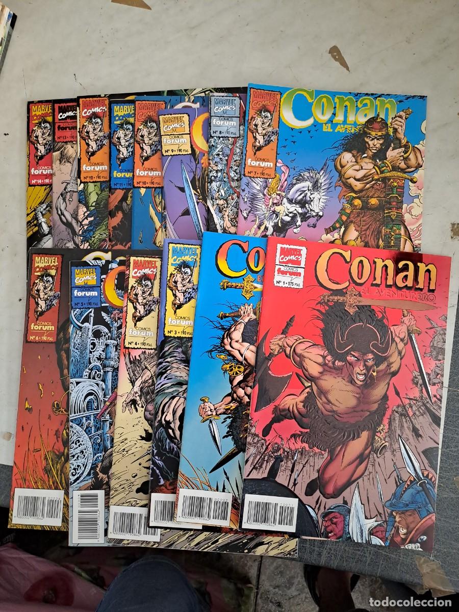 C&oacute;mics: Conan el aventurero completa 14 n&uacute;meros, F&oacute;rum en buen estado Bolsa DA