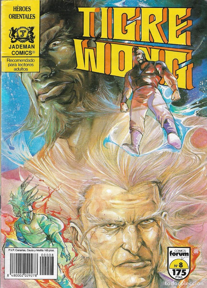 C&oacute;mics: TIGRE WONG - N&ordm; 8 - H&Eacute;ROES ORIENTALES - JADEMAN COMICS - ED. FORUM, 1991.