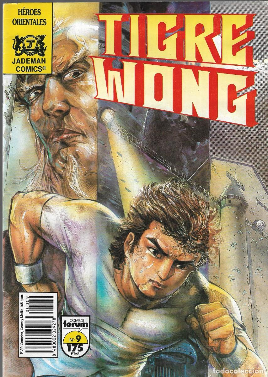 C&oacute;mics: TIGRE WONG - N&ordm; 9 - H&Eacute;ROES ORIENTALES - JADEMAN COMICS - ED. FORUM, 1991.
