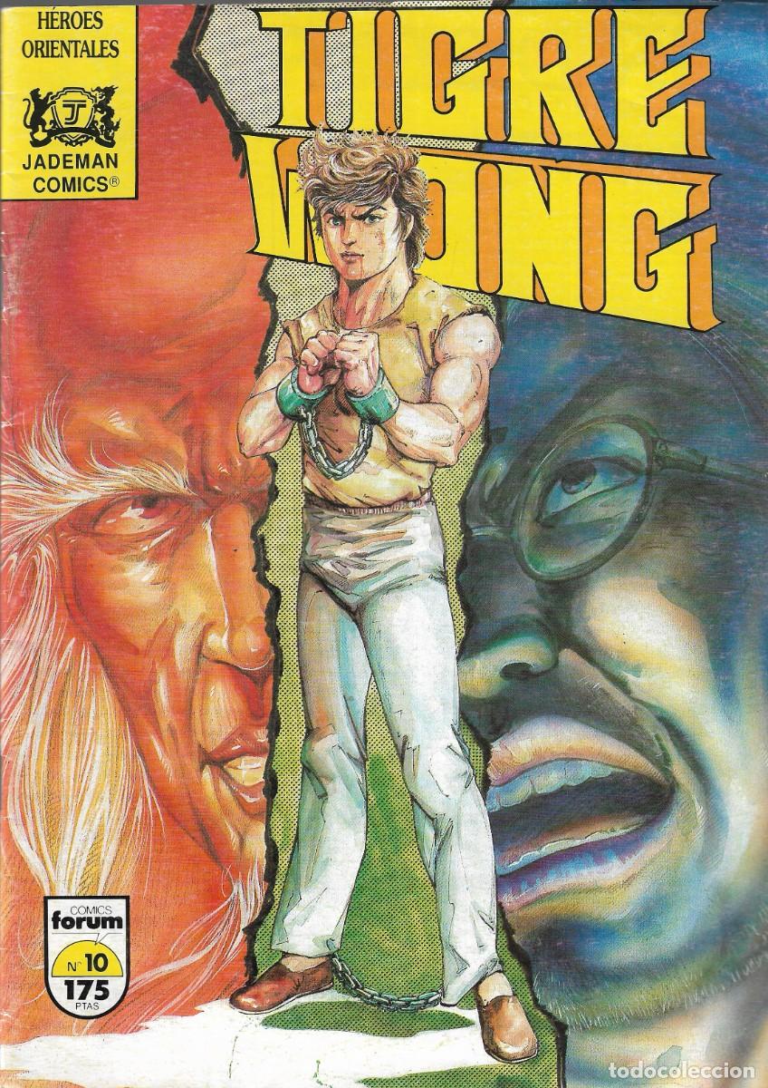 C&oacute;mics: TIGRE WONG - N&ordm; 10 - H&Eacute;ROES ORIENTALES - JADEMAN COMICS - ED. FORUM, 1991.