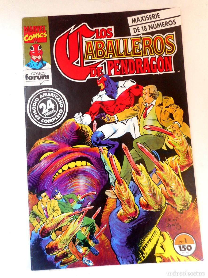 C&oacute;mics: LOS CABALLEROS DE PENDRAG&Oacute;N N&ordm;1 (FORUM-ENERO 1992) DAN ABNETT - ERSKINE