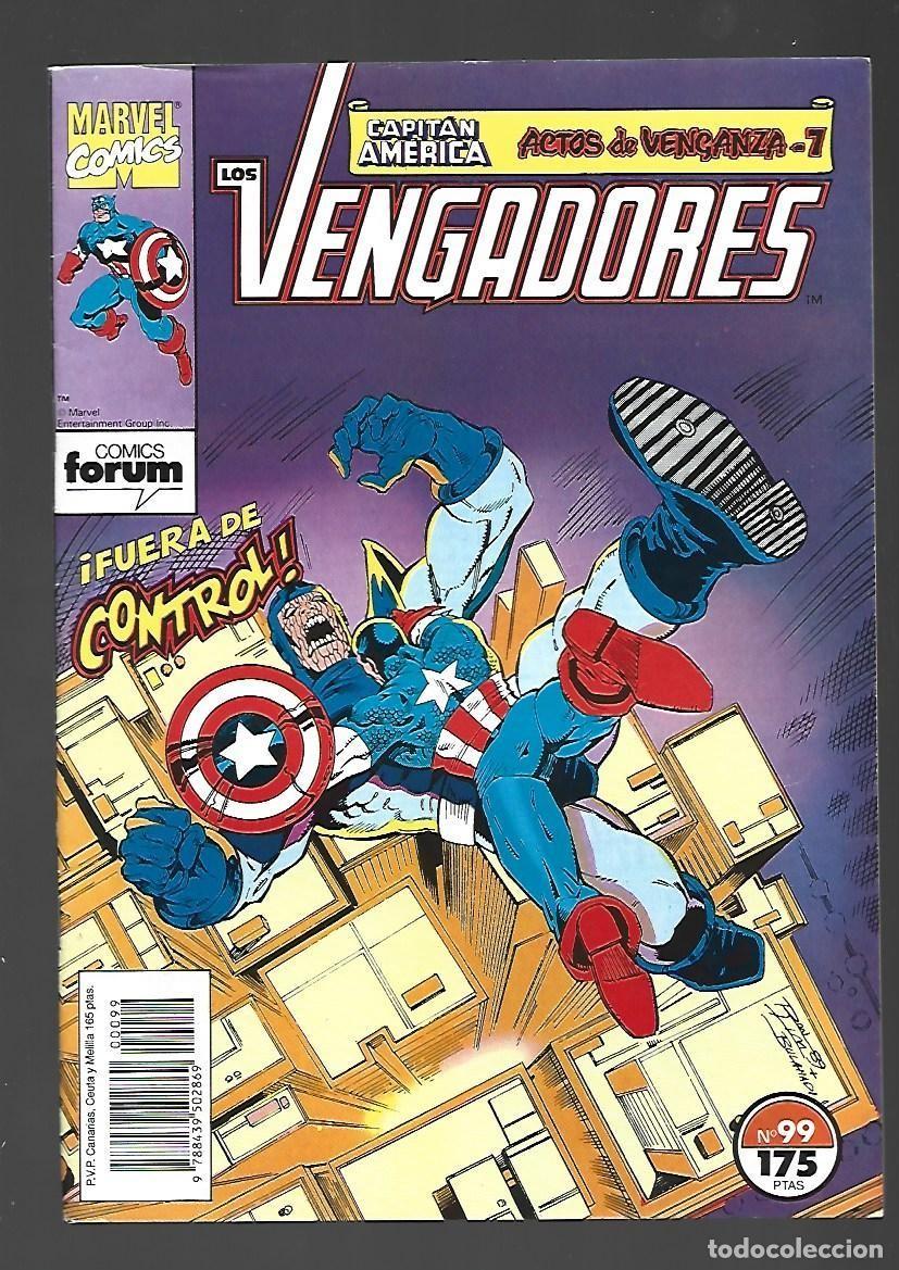 C&oacute;mics: Los vengadores, 99, 1991, Forum, muy buen estado