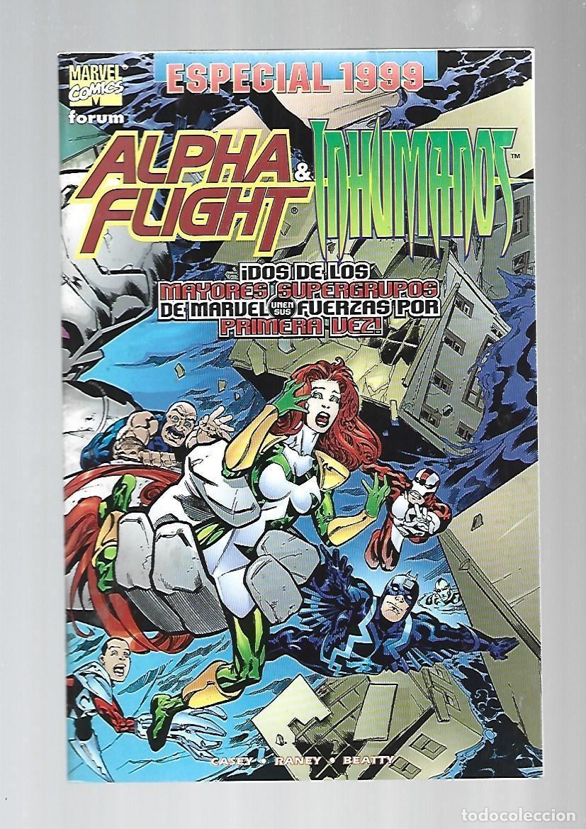 C&oacute;mics: Alpha Flight & Inhumanos, especial 1999, Forum, muy buen estado