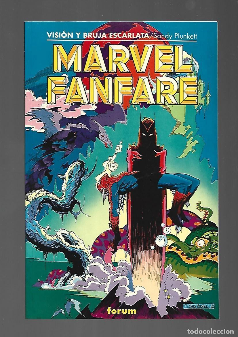 C&oacute;mics: Marvel Fandare: Visi&oacute;n y la Bruja Escarlata, 1995, Forum, muy buen estado