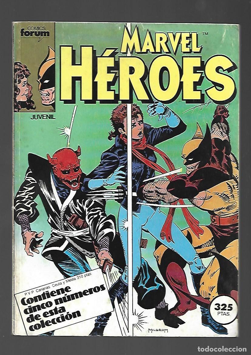 C&oacute;mics: Marvel H&eacute;roes, tomo retapado, ( 6 al 10), 1987, Forum, muy buen estado