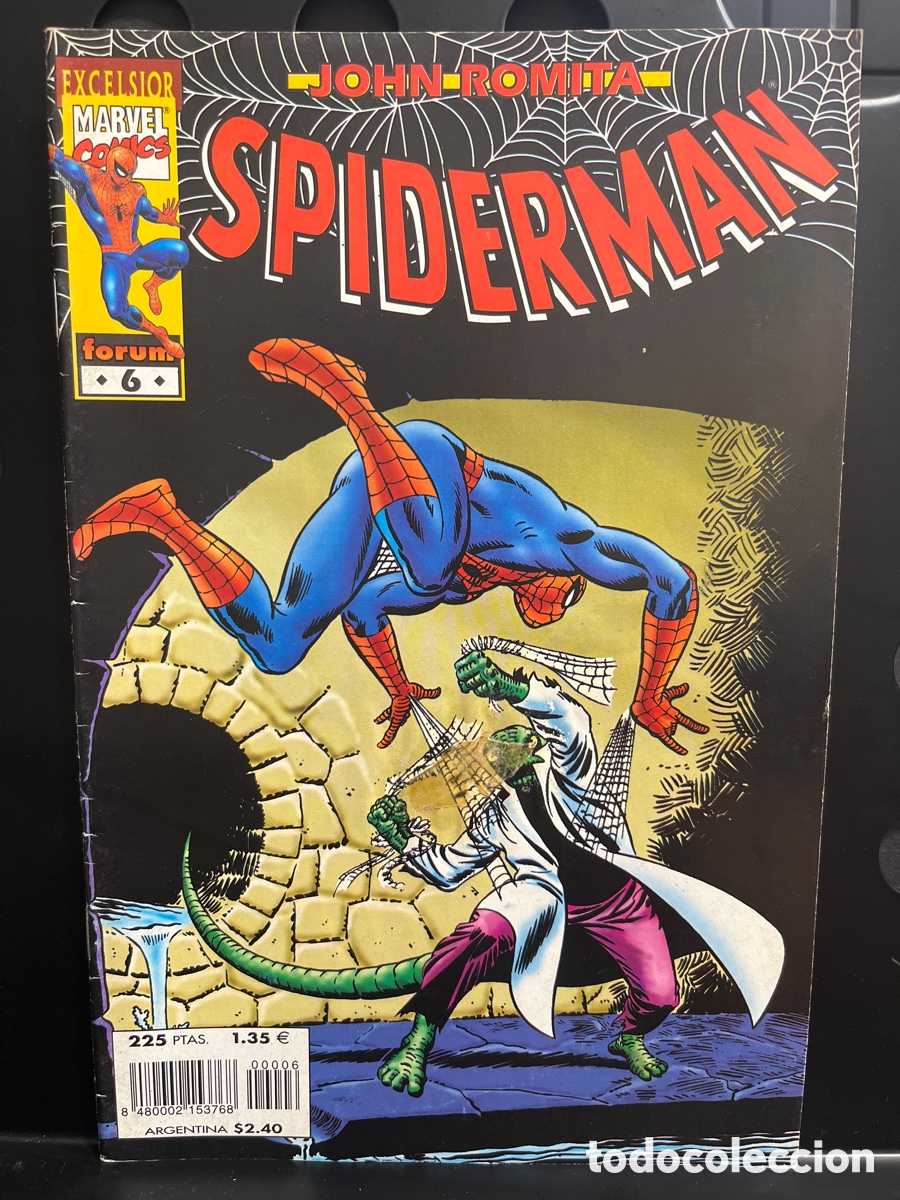C&oacute;mics: SPIDERMAN de JOHN ROMITA N.6 D&Oacute;NDE ACECHA EL LAGARTO ( 1999/2005 )