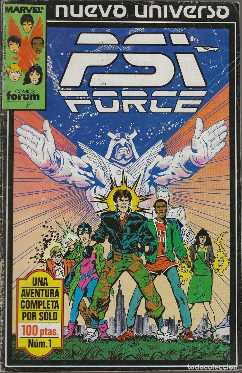 C&oacute;mics: NUEVO UNIVERSO -- PSI FORCE -- 9 DIFERENTES -- VER DESCRIPCI&Oacute;N