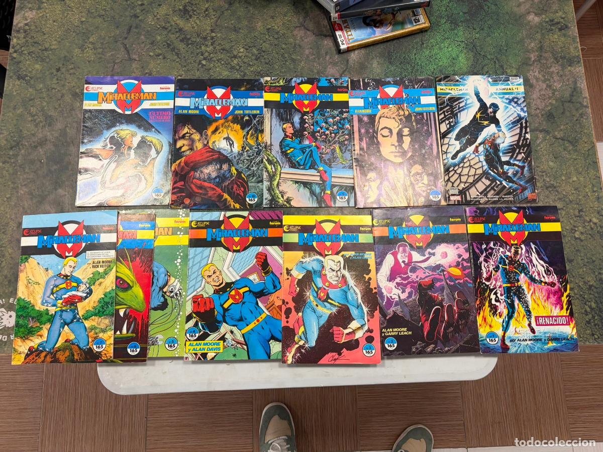 C&oacute;mics: MIRACLEMAN 11 COMPLETA ALAN MOORE FORUM y un annual en ingl&eacute;s