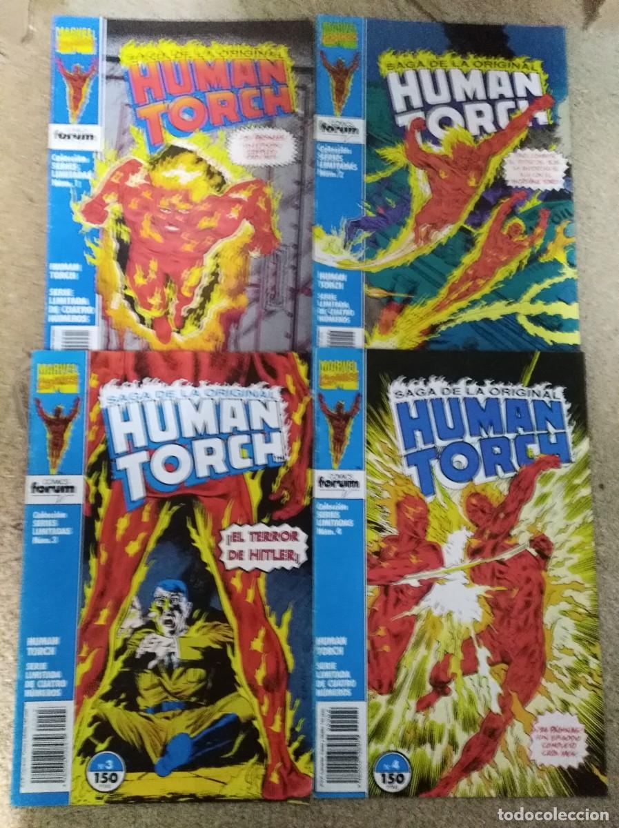 C&oacute;mics: Saga De La Original Human Torch.Completa 4 Comics.Marvel.Forum