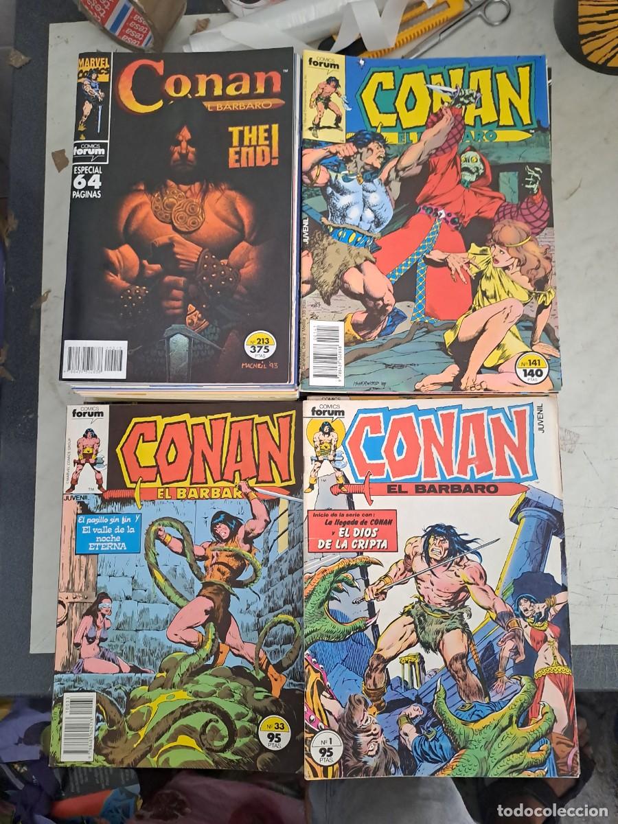 C&oacute;mics: Conan el B&aacute;rbaro completa 213 n&uacute;meros, F&oacute;rum en muy buen estado Bolsa DA