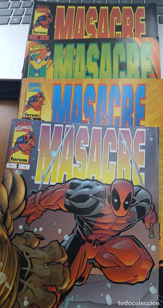 C&oacute;mics: MASACRE SERIE COMPLETA DEL 1 AL 4 EDIT FORUM A&Ntilde;O 1996