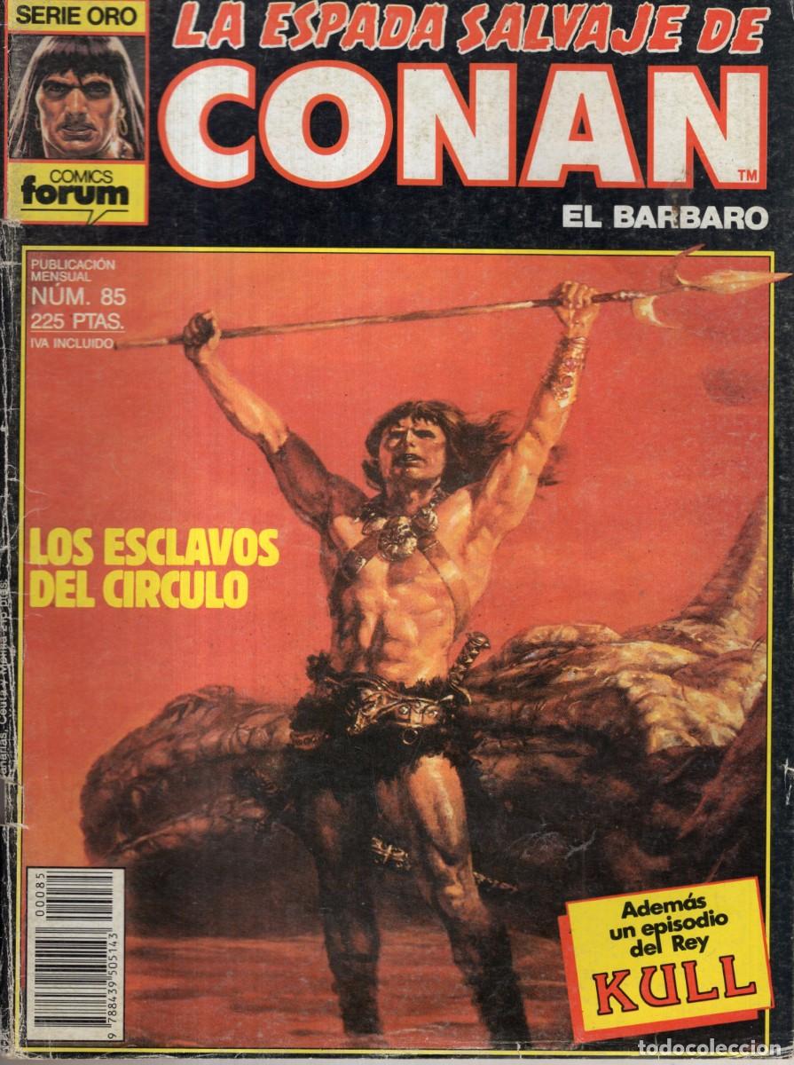 C&oacute;mics: LA ESPADA SALVAJE DE CONAN VOL. 1 1&ordf; EDICION N&ordm; 85 - FORUM - MUY BUEN ESTADO