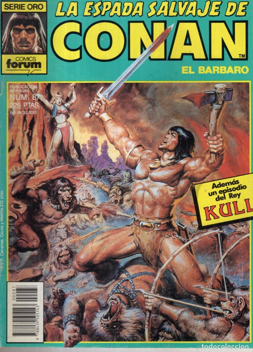 C&oacute;mics: LA ESPADA SALVAJE DE CONAN VOL. 1 1&ordf; EDICION N&ordm; 87 - FORUM - BUEN ESTADO
