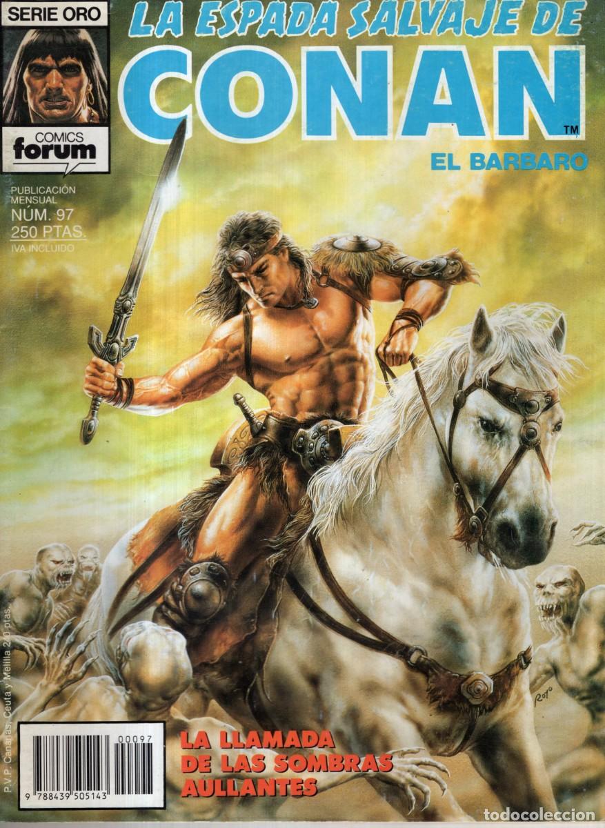 C&oacute;mics: LA ESPADA SALVAJE DE CONAN VOL. 1 1&ordf; EDICION N&ordm; 97 - FORUM - MUY BUEN ESTADO