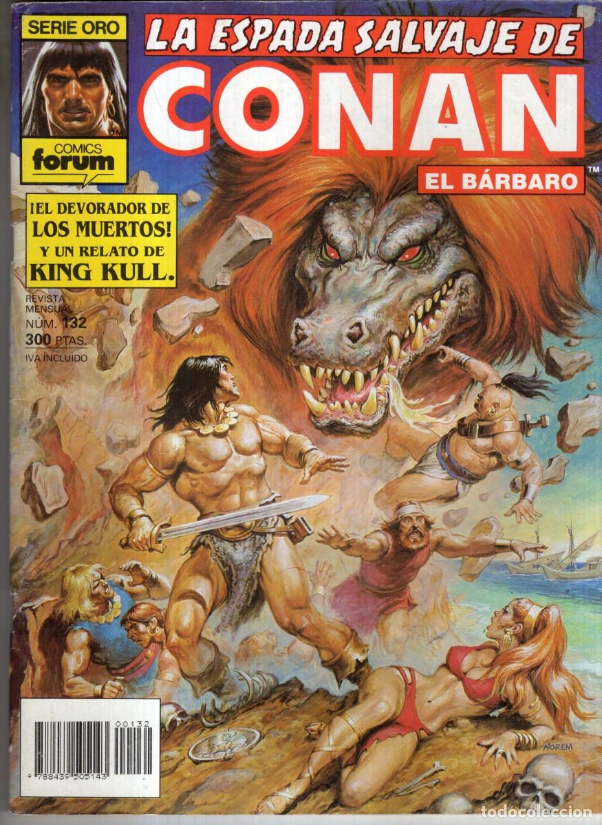 C&oacute;mics: LA ESPADA SALVAJE DE CONAN VOL. 1 1&ordf; EDICION N&ordm; 132 - FORUM - MUY BUEN ESTADO