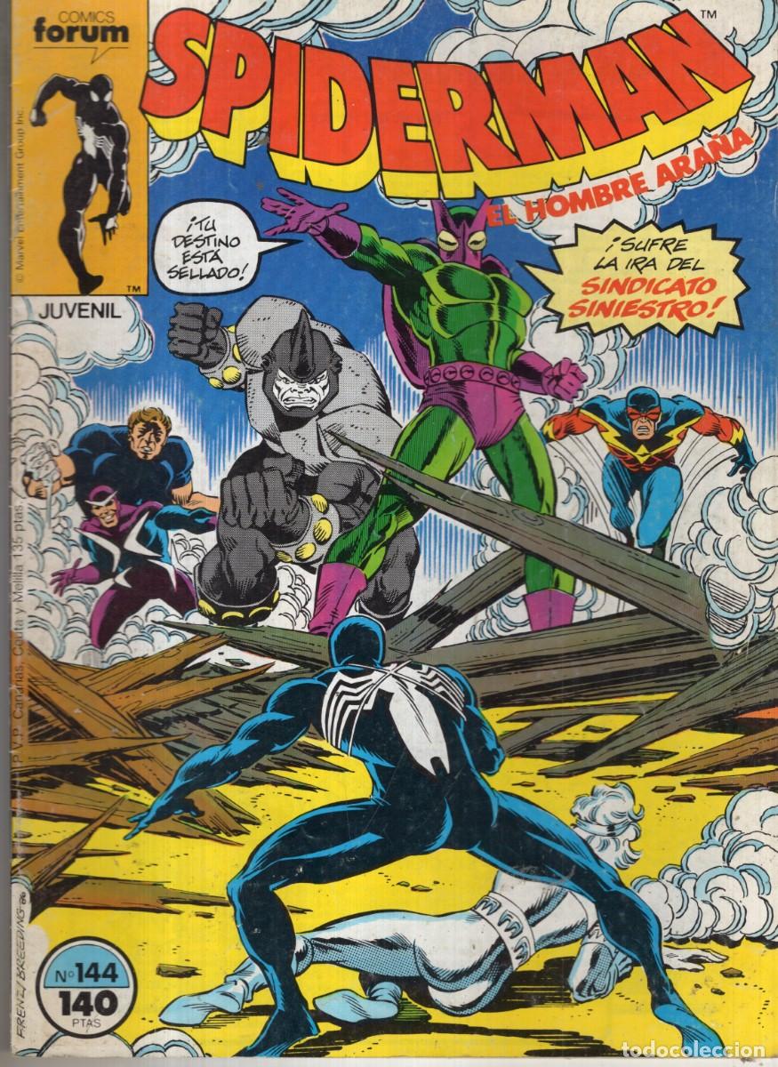 C&oacute;mics: SPIDERMAN VOL. 1 N&ordm; 144 1&ordf; EDICION - FORUM - MUY BUEN ESTADO