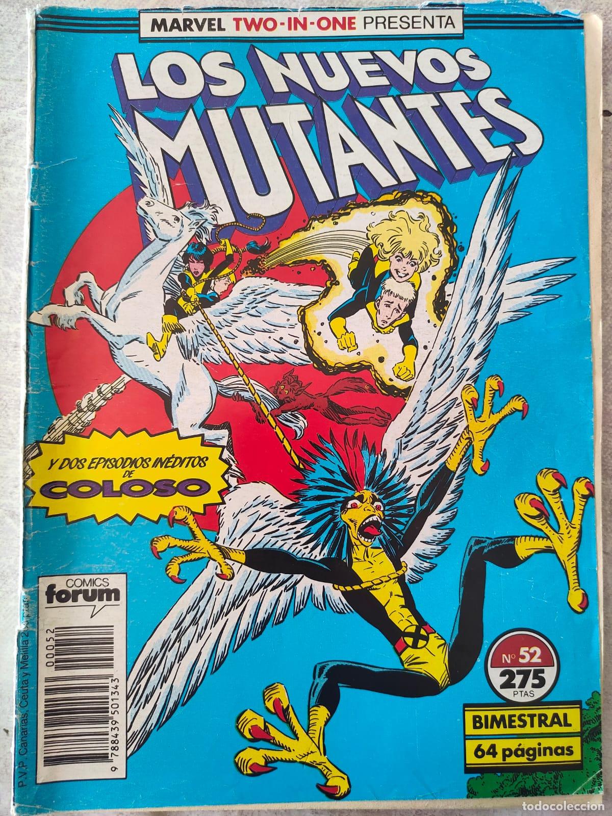 C&oacute;mics: LOS NUEVOS MUTANTES NUMERO 52 MARVEL TWO IN ONE