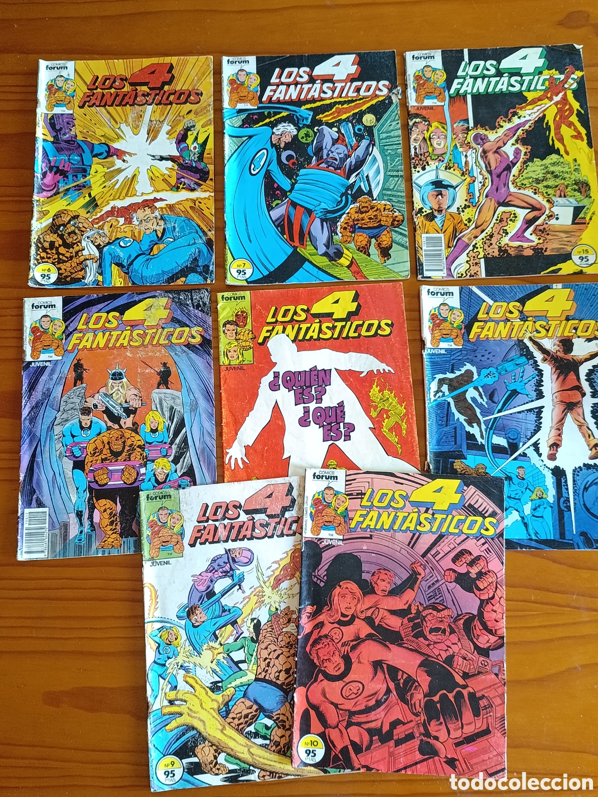 C&oacute;mics: Lote 8 c&oacute;mics Marvel Los 4 Fant&aacute;sticos