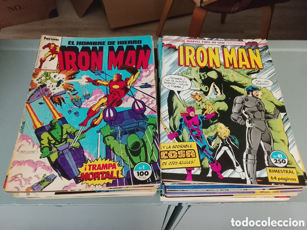 C&oacute;mics: EL HOMBRE DE HIERRO IRON MAN N&ordm; 1 AL 58 . COMPLETA