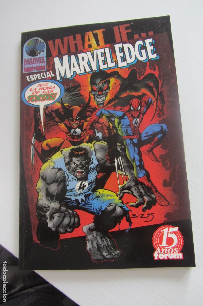 C&oacute;mics: WHAT IF... ESPECIAL MARVEL EDGE (Dixon, Stroman, Kayanan) TOMO &Uacute;NICO MARVEL/FORUM BUEN ESTADO SDX80