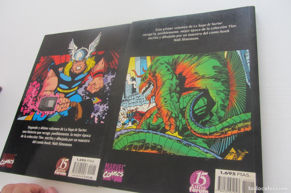 C&oacute;mics: THOR - LA SAGA DE SURTUR - WALT SIMONSON - 2 1 Y 2 TOMOS FORUM COMPLETA SDX80 - Foto 2