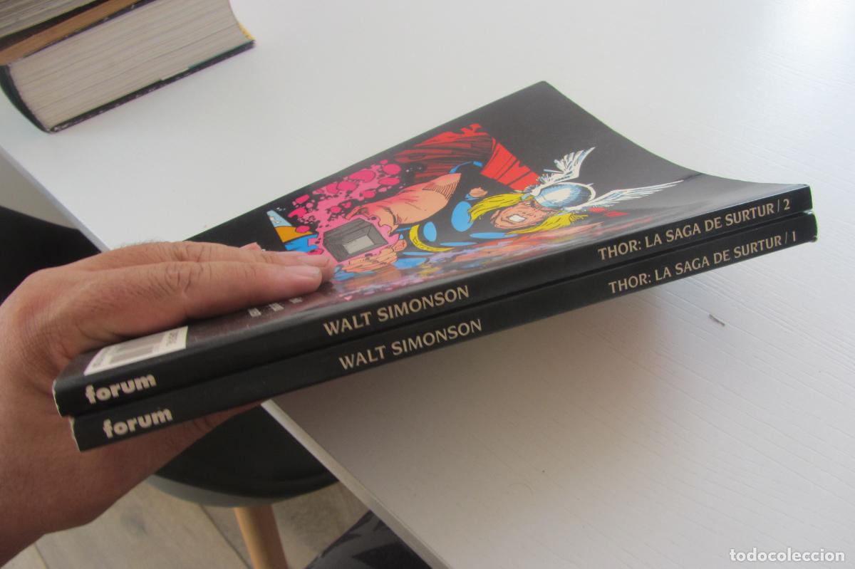 C&oacute;mics: THOR - LA SAGA DE SURTUR - WALT SIMONSON - 2 1 Y 2 TOMOS FORUM COMPLETA SDX80 - Foto 3
