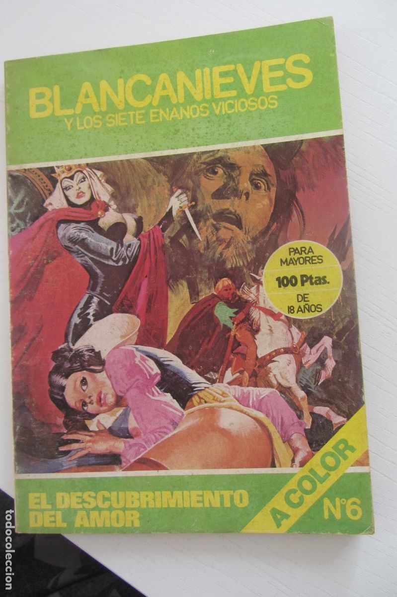 C&oacute;mics: BLANCANIEVES Y LOS SIETE ENANOS VICIOSOS, DESCUBRIMIENTO DEL AMOR, EDI.ACTUALES, N&ordm; 6 ,1976 SDX11