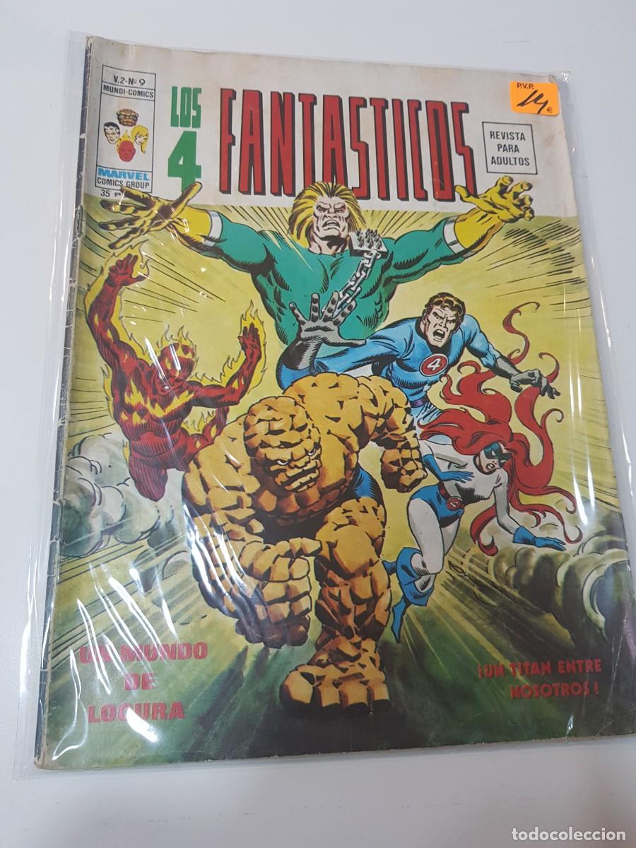 C&oacute;mics: MUNDICOMICS LOS 4 FANTASTICOS V2 N&ordm;9 UN MUNDO DE LOCURA/ UN TITAN ENTRE NOSOTROS
