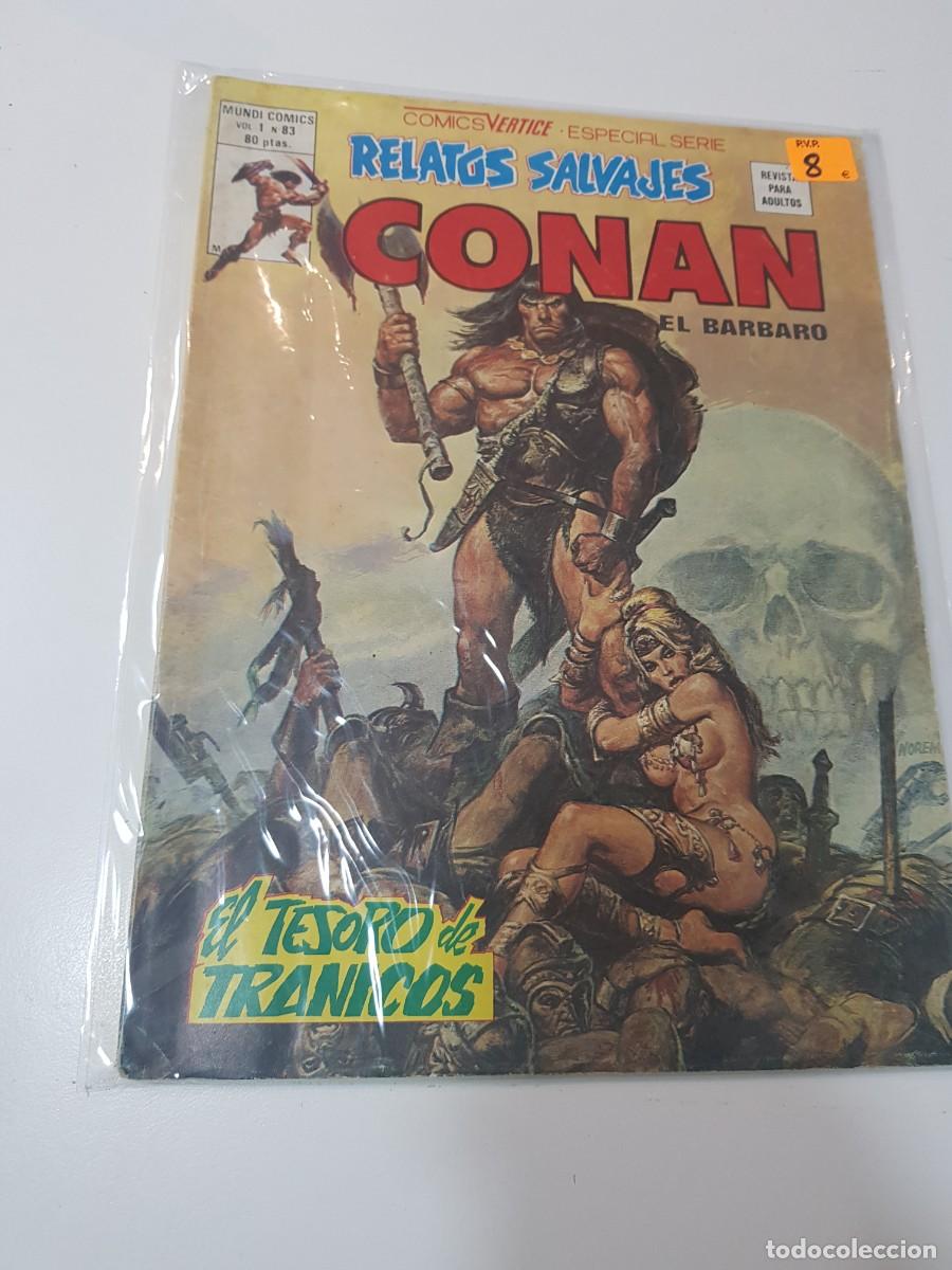 C&oacute;mics: MUNDICOMICS RELATOS SALVAJES CONAN EL BARBARO VOL.1 N&ordm;83 EL TESORO DE TRANICOS
