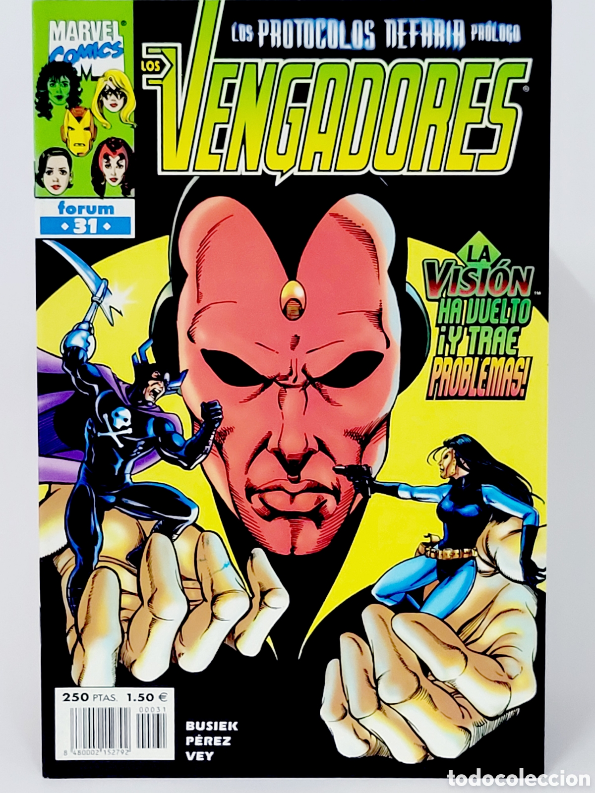 C&oacute;mics: C&Oacute;MIC LOS VENGADORES 31 VOL.3 FORUM MARVEL VOLUMEN GRAPA DE KIOSCO