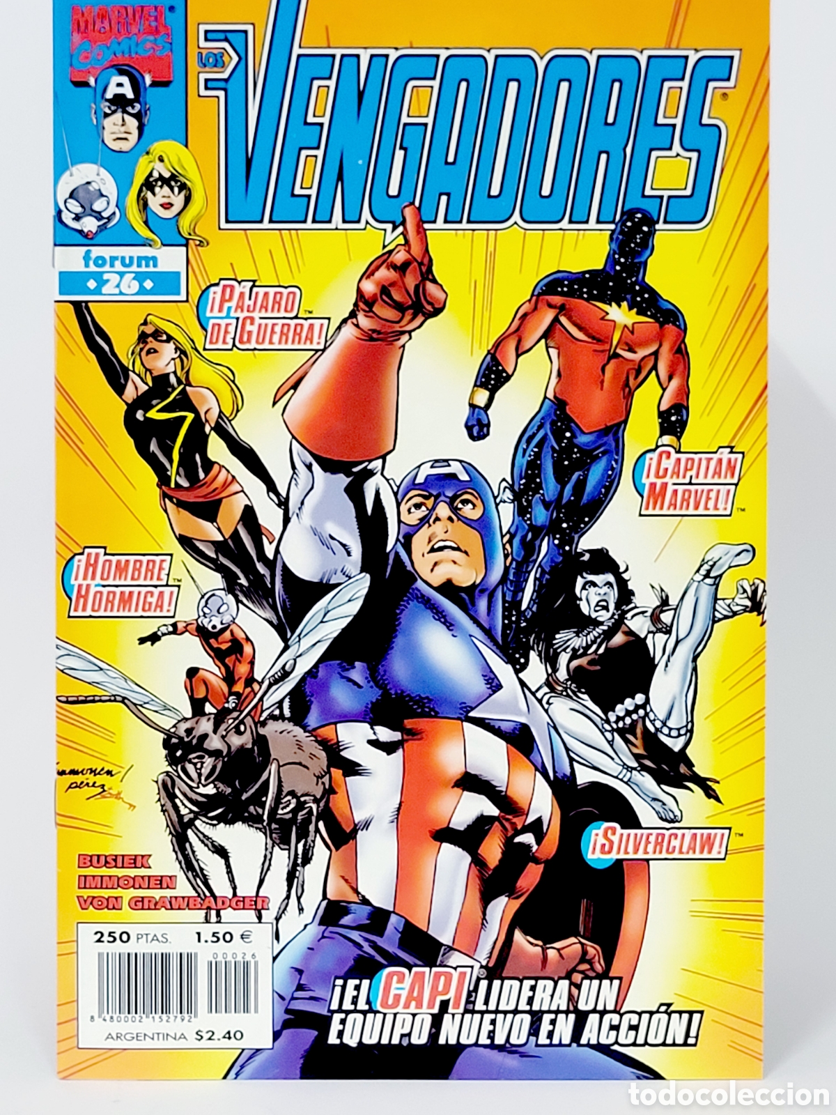 C&oacute;mics: C&Oacute;MIC LOS VENGADORES 26 VOL.3 FORUM MARVEL VOLUMEN GRAPA DE KIOSCO