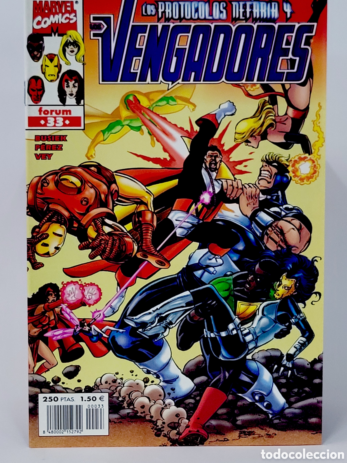 C&oacute;mics: C&Oacute;MIC LOS VENGADORES 33 VOL.3 FORUM MARVEL VOLUMEN GRAPA DE KIOSCO