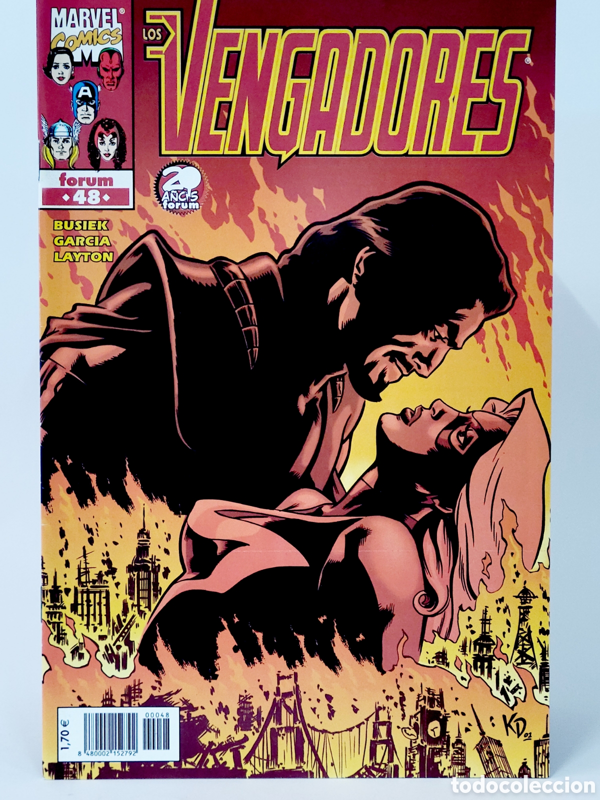 C&oacute;mics: C&Oacute;MIC LOS VENGADORES 48 VOL.3 FORUM MARVEL VOLUMEN GRAPA DE KIOSCO