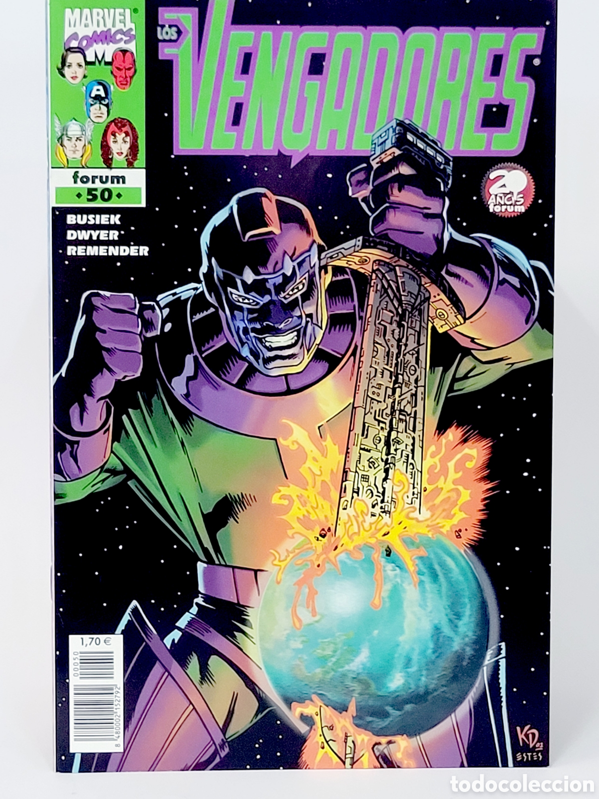 C&oacute;mics: C&Oacute;MIC LOS VENGADORES 50 VOL.3 FORUM MARVEL VOLUMEN GRAPA DE KIOSCO