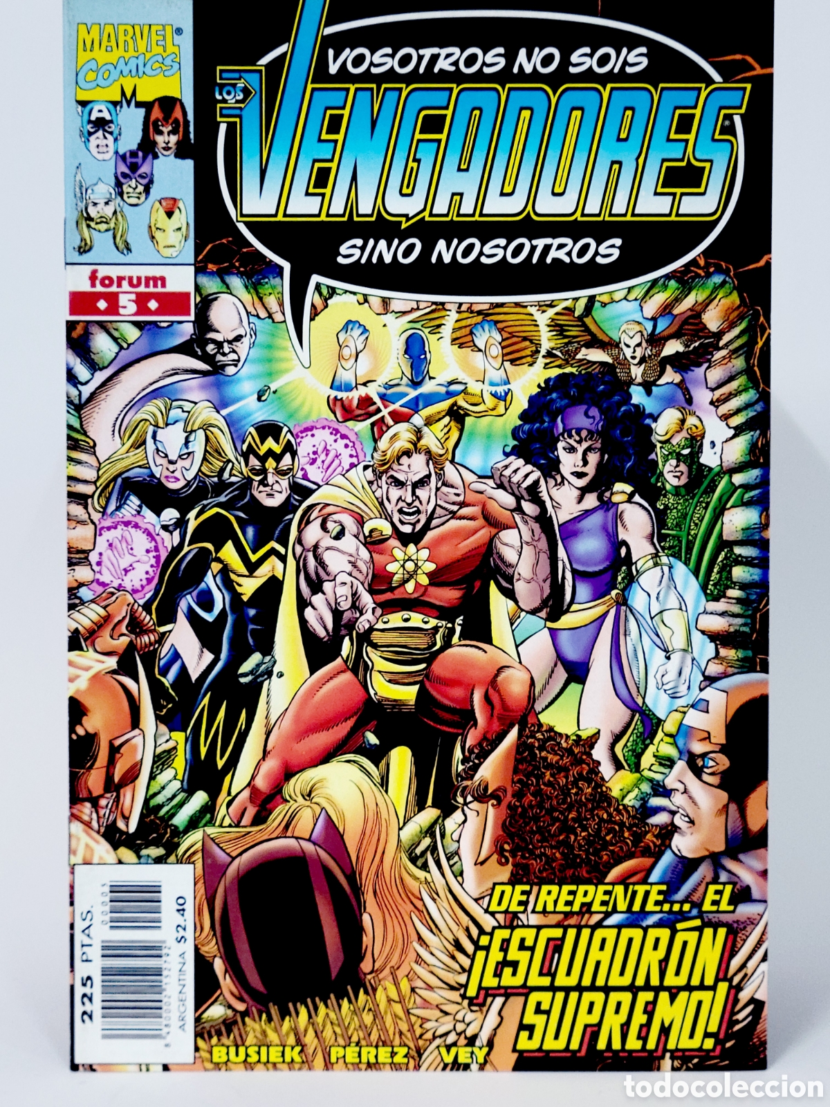 C&oacute;mics: C&Oacute;MIC LOS VENGADORES 5 VOL.3 FORUM MARVEL VOLUMEN GRAPA DE KIOSCO