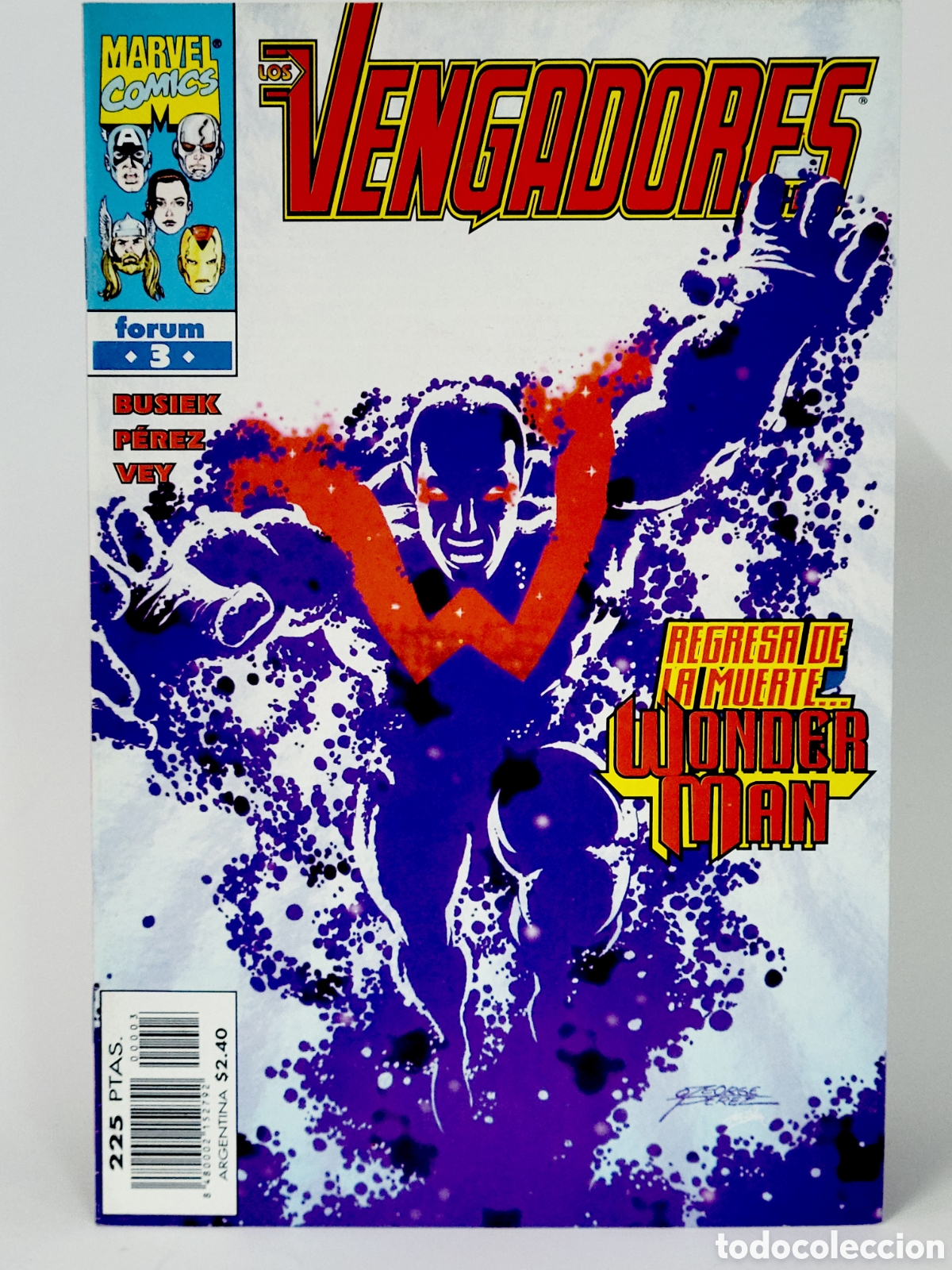 Comics: C&Oacute;MIC LOS VENGADORES 3 VOL.3 FORUM MARVEL VOLUMEN GRAPA DE KIOSCO