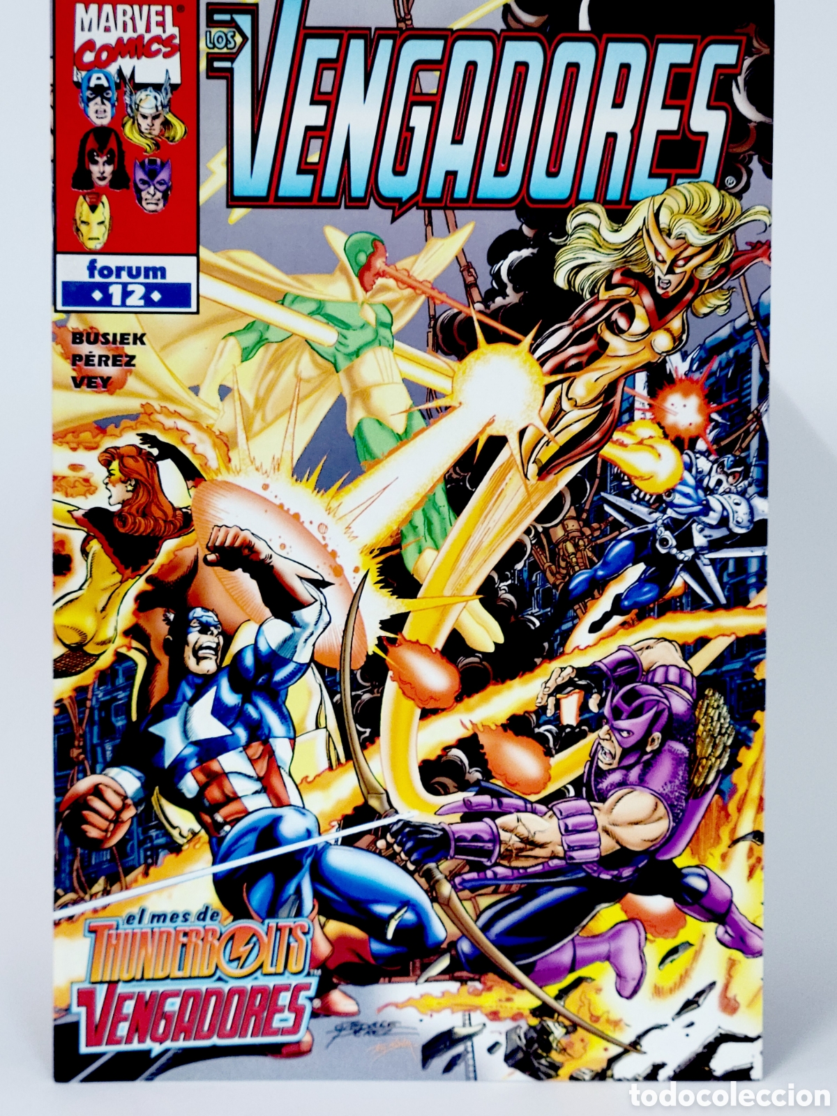 C&oacute;mics: C&Oacute;MIC LOS VENGADORES 12 VOL.3 FORUM MARVEL VOLUMEN GRAPA DE KIOSCO