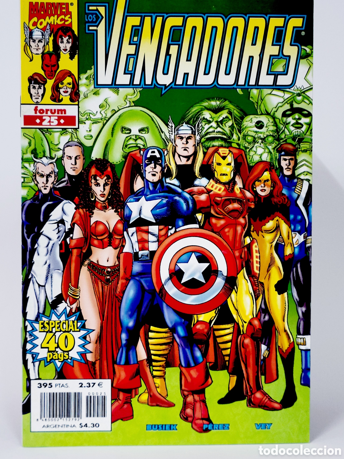 C&oacute;mics: C&Oacute;MIC LOS VENGADORES 25 VOL.3 FORUM MARVEL VOLUMEN GRAPA DE KIOSCO