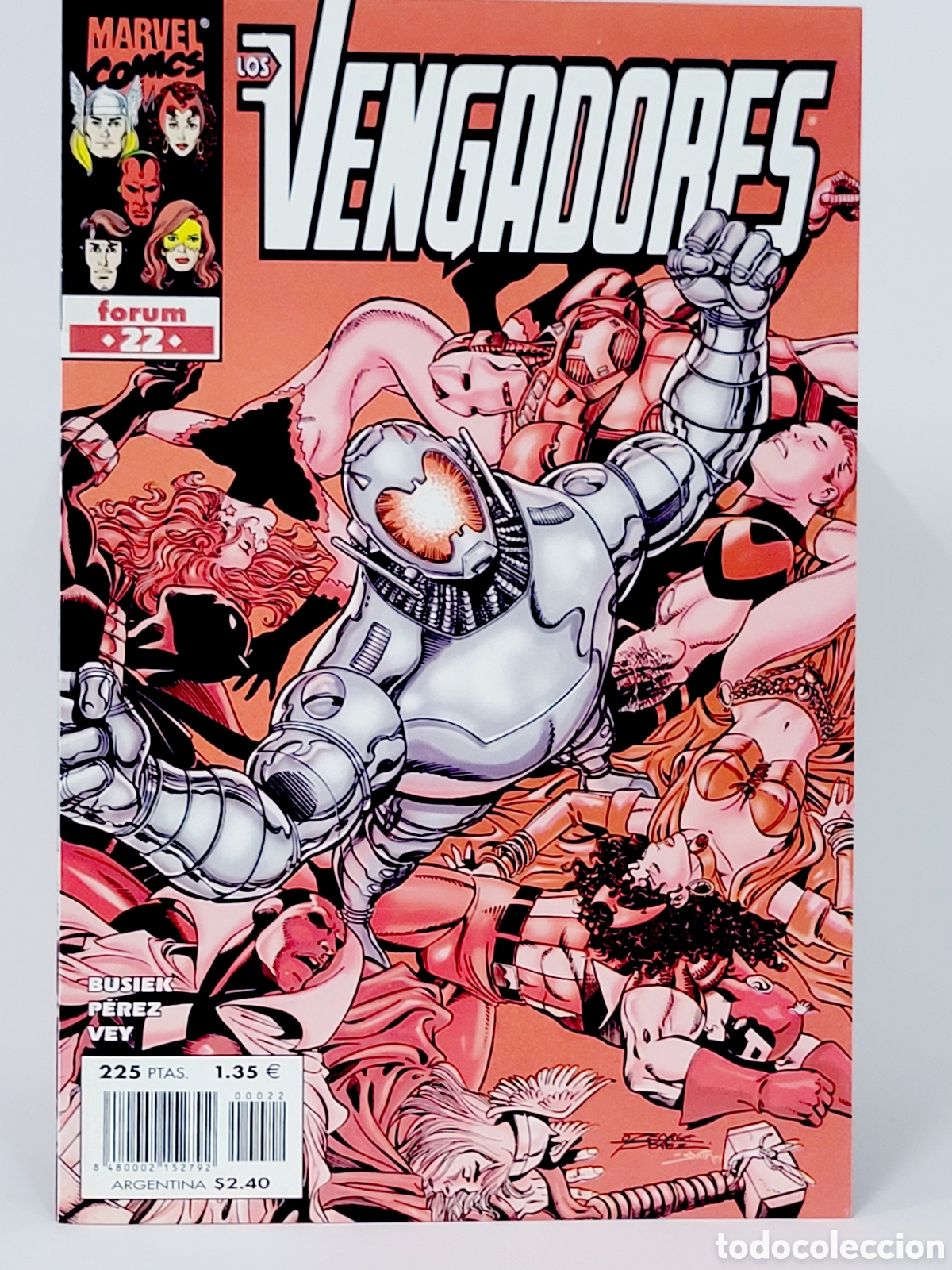 C&oacute;mics: C&Oacute;MIC LOS VENGADORES 22 VOL.3 FORUM MARVEL VOLUMEN GRAPA DE KIOSCO