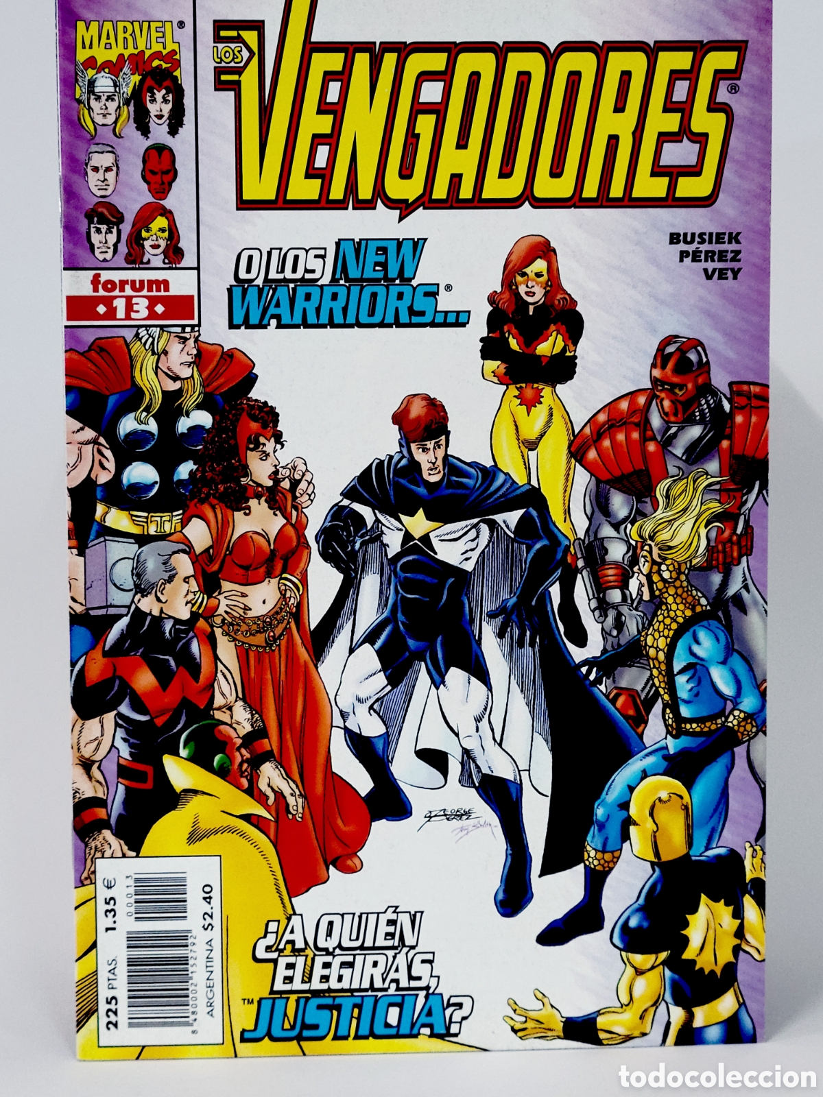 C&oacute;mics: C&Oacute;MIC LOS VENGADORES 13 VOL.3 FORUM MARVEL VOLUMEN GRAPA DE KIOSCO