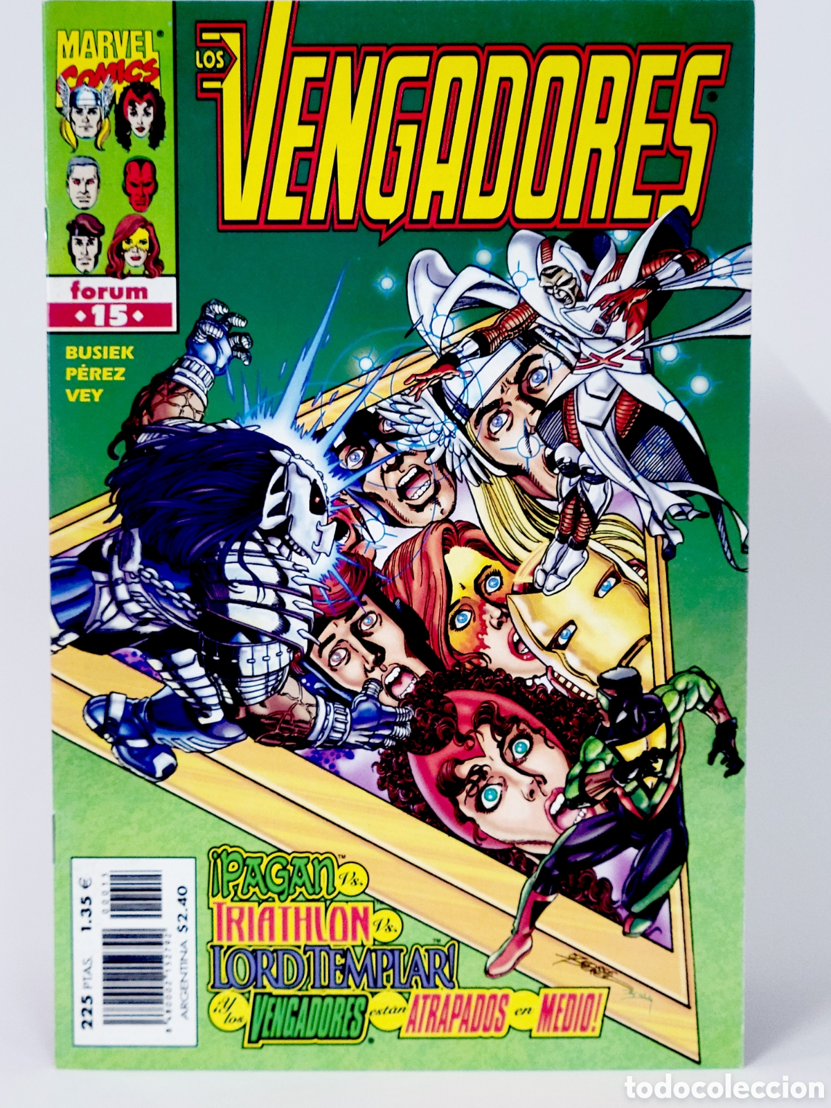 C&oacute;mics: C&Oacute;MIC LOS VENGADORES 15 VOL.3 FORUM MARVEL VOLUMEN GRAPA DE KIOSCO