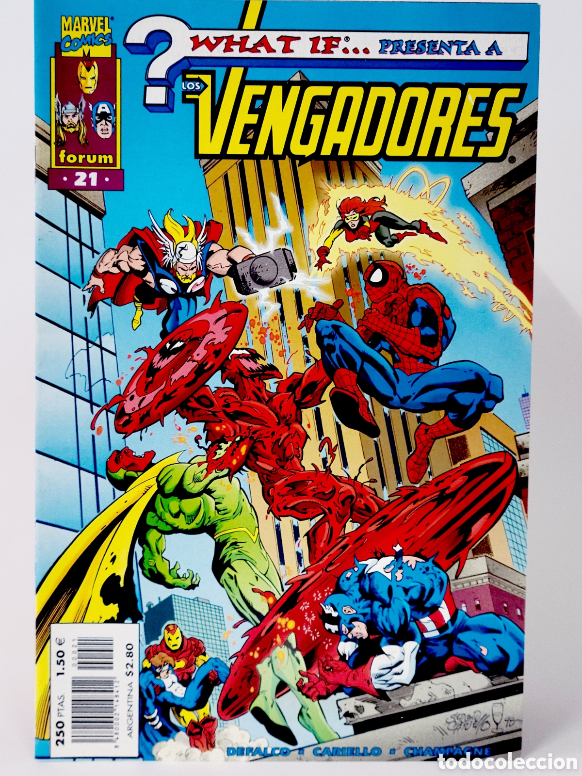 C&oacute;mics: C&Oacute;MIC LOS VENGADORES 21 VOL.1 FORUM MARVEL VOLUMEN GRAPA DE KIOSCO