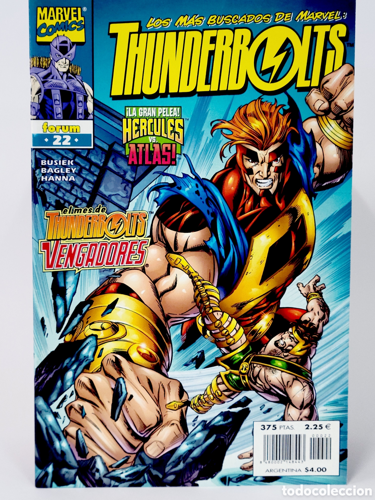 C&oacute;mics: C&Oacute;MIC THUNDERBOLTS 22 VOL.1 FORUM MARVEL VOLUMEN GRAPA DE KIOSCO