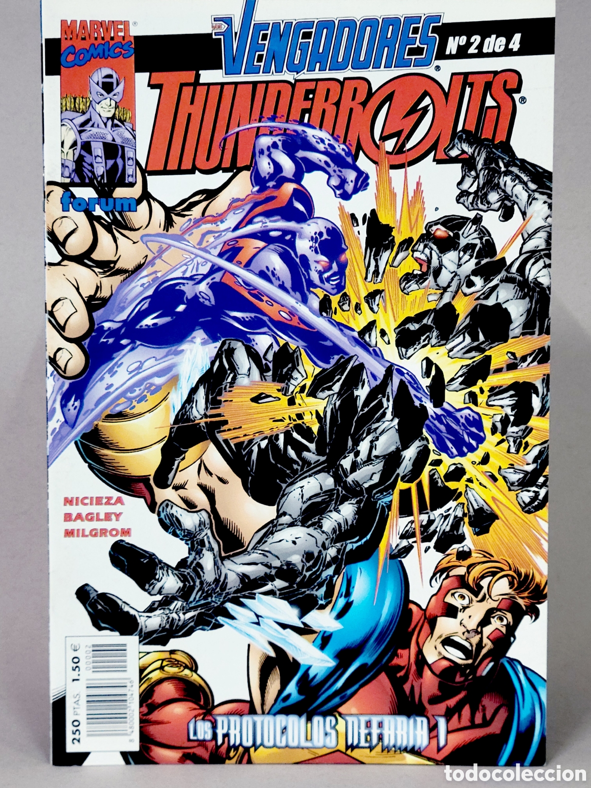 C&oacute;mics: C&Oacute;MIC THUNDERBOLTS 2 VOL.1 LOS VENGADORES FORUM MARVEL VOLUMEN GRAPA DE KIOSCO